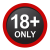 18+ logo